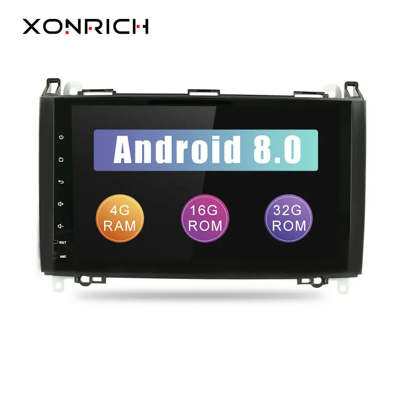 

2 Din Android 8.0 Car Multimedia Player For Mercedes Sprinter Vito W639 W245 Viano Benz B200 W169 B170 W209 Radio GPS Navigation