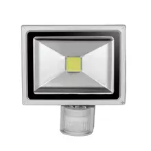 10W Led Pir Floodlights Motion Sensor COB Flood Lights AC85-265V Outdoor Induction Sense Reflector Lamp Porch Light Cold White