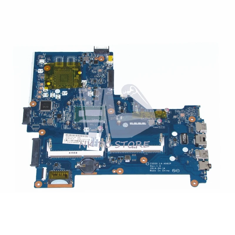 764109-501 764109-001 For HP Pavilion TouchSmart 15-R015DX 15-R053CL 15-R013TU Laptop motherboard I3-4010U ZSO50 LA-A992P DDR3 wholesale new 734826 501 734826 001 laptop notebook motherboard for hp pavilion touchsmart 15 15 n a4 5000m series
