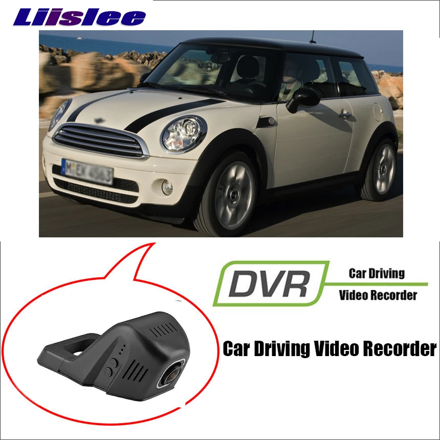 LiisLee для BMW Mini 2015 ~ 2018 автомобильный WiFi DVR Dash камера ночного видения Registratore