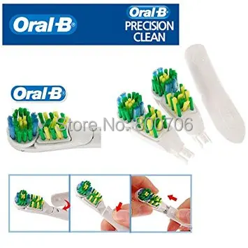 2 шт. сменные головки для электрической зубной щётки Oral B CrossAction|toothbrush cross|toothbrush