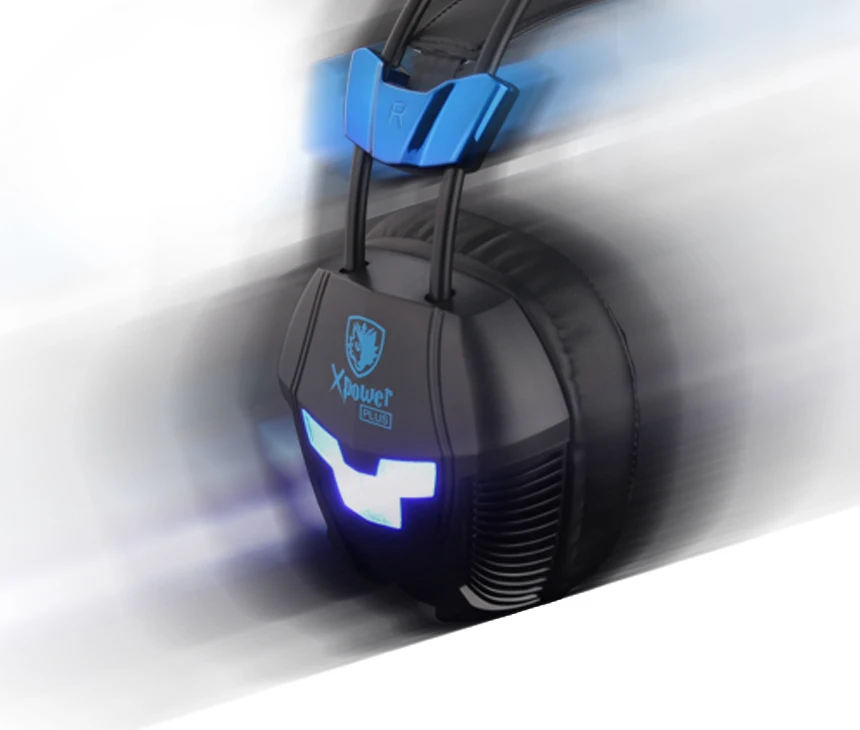 SADES XPOWER Plus Gaming Headset USB 