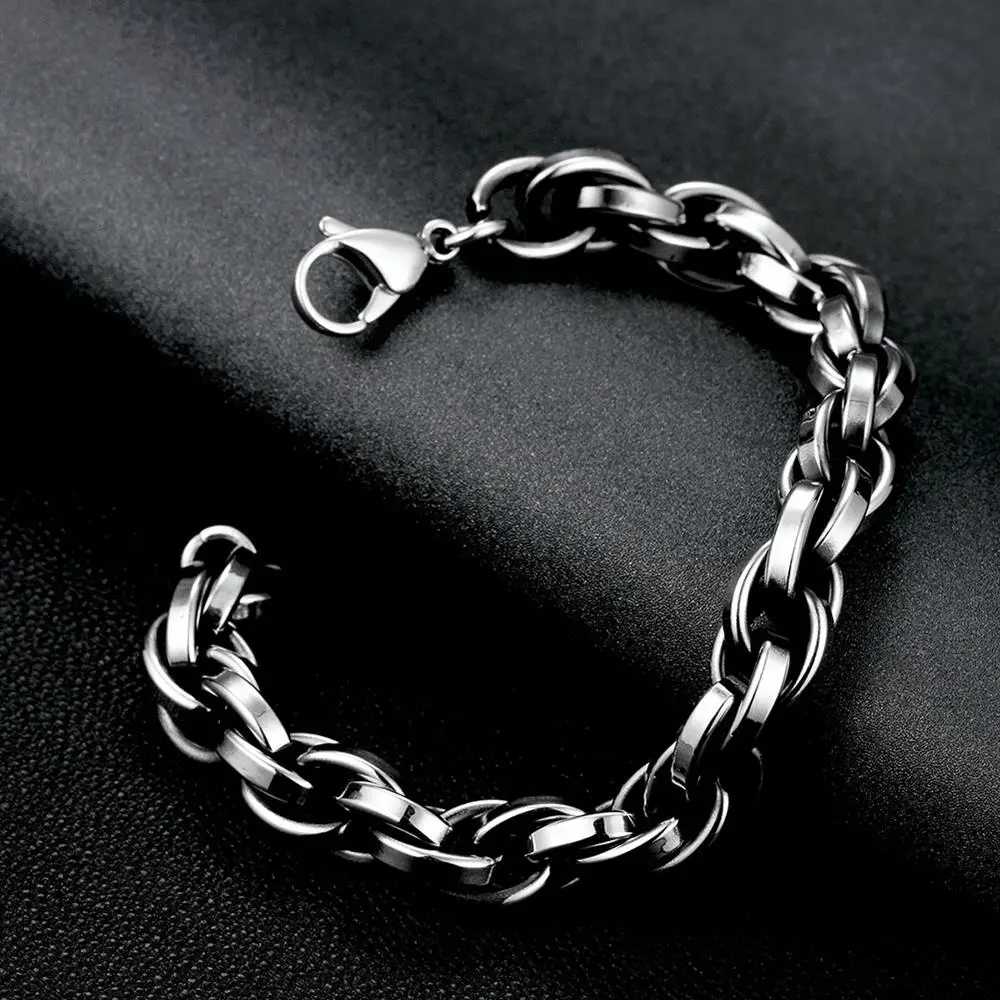 Geometric Designed Beads,Titanium Steel  Career Style Fashion Jewelry Gift For  Men Dress Accessories