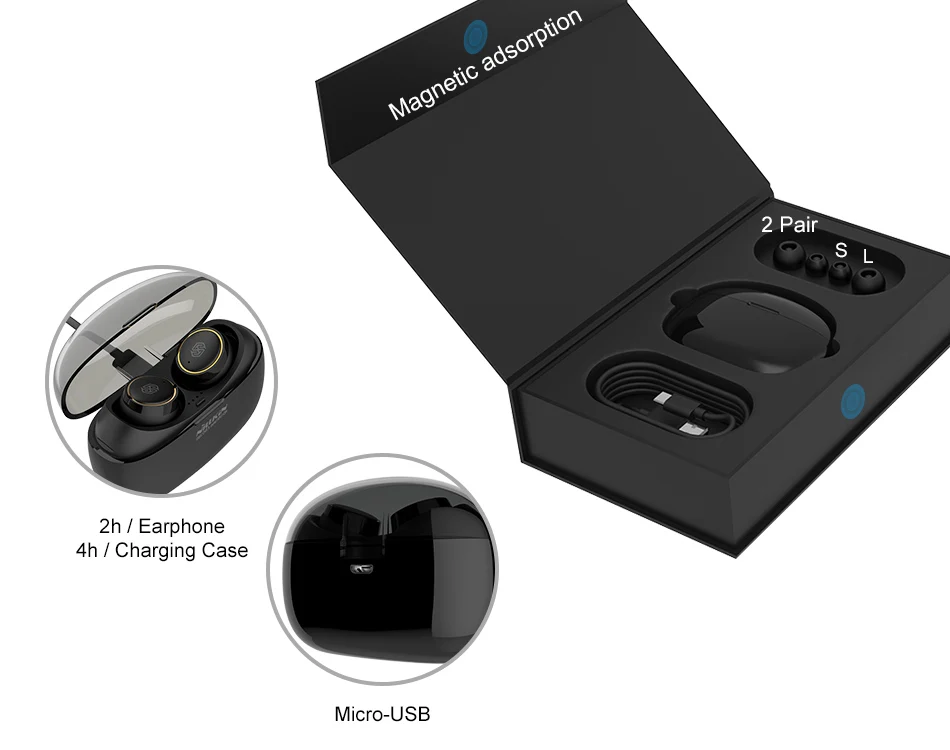 Bluetooth наушники Nillkin TWS Blutooth 5,0 наушники с зарядный чехол микрофон громкой связи Bluetooth гарнитура наушники игровые Беспроводной наушники