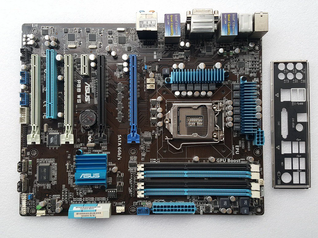 

P8B WS C206 Chipset 1155pin Workstation board supports E3-1230-V2 used 90%new