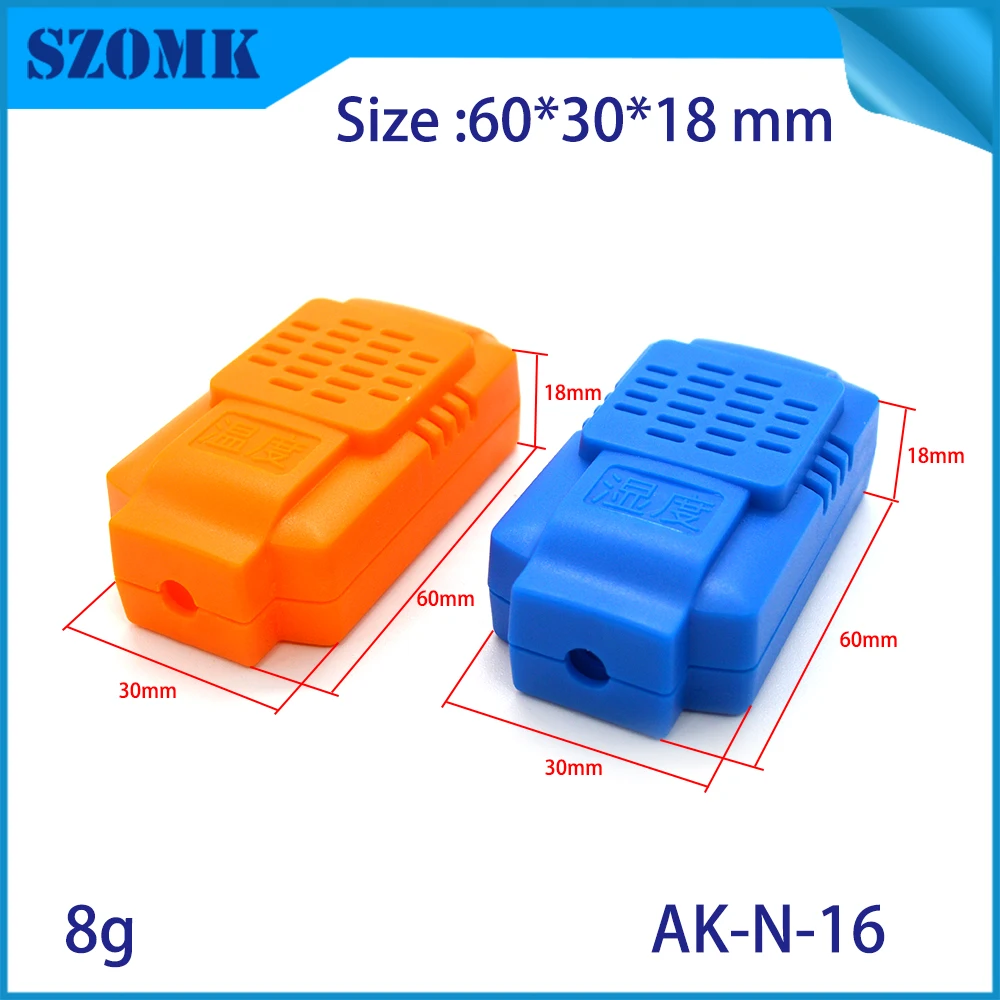 szomk plastic electronics control box pcb enclosure junction housing abs electrical project box humidity sensor enclosure (1)