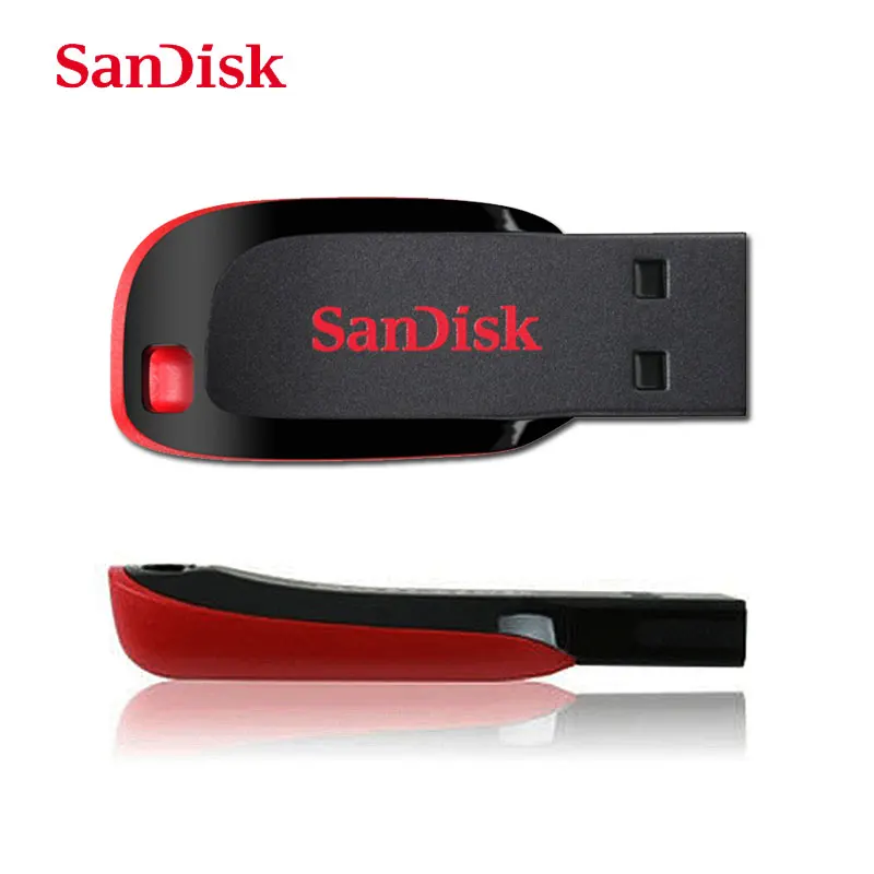 SanDisk 64 Гб USB флеш-накопитель 32 ГБ USB диск 16 Гб USB2.0 Мини-накопитель Флешка карта памяти U диск для компьютера