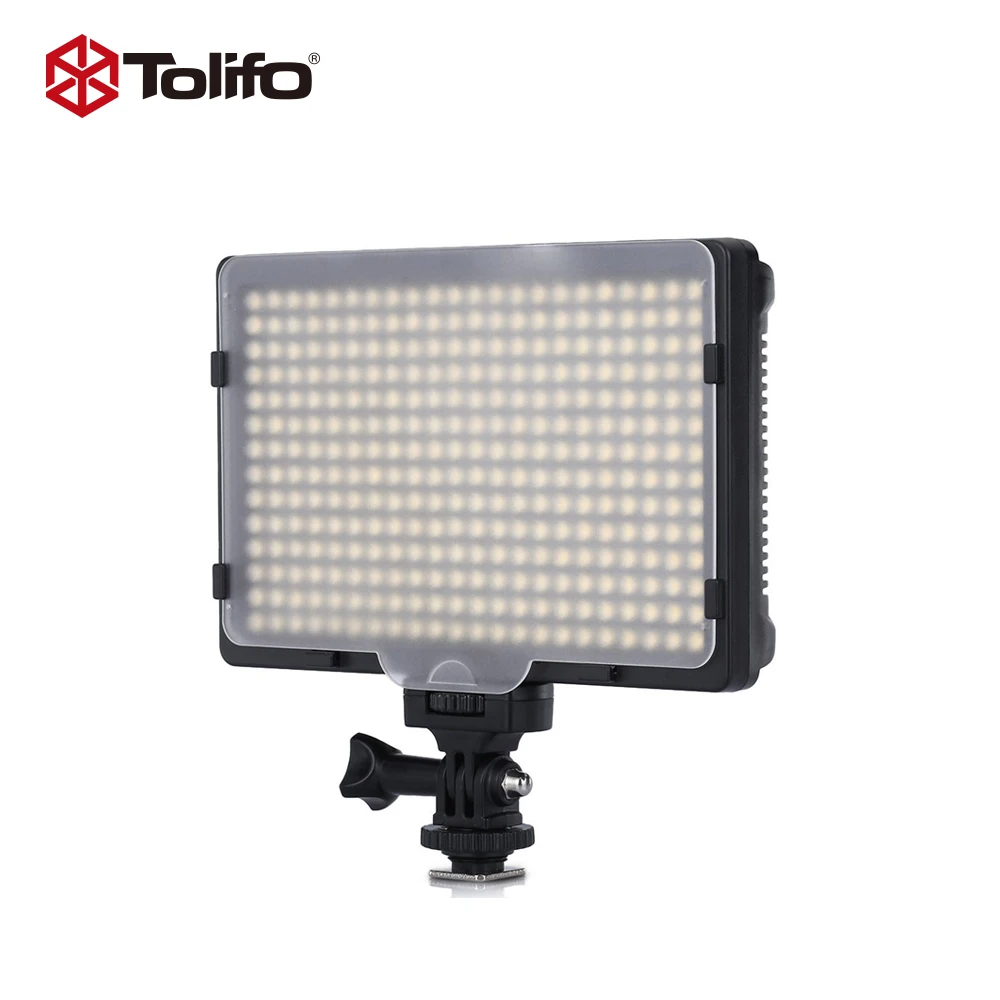 Tolifo Pt-308S 20w 308 LEDs Mini Size 5600K Daylight Dimmable LED Video Light Panel for Canon Nikon and other DSLR or Camcorder |