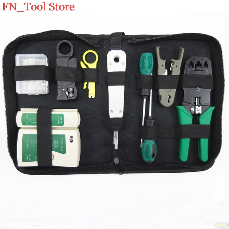 

New Network kit with wire stripper Network tool pliers taster and screwdriver for Network household kit DIY hand tools