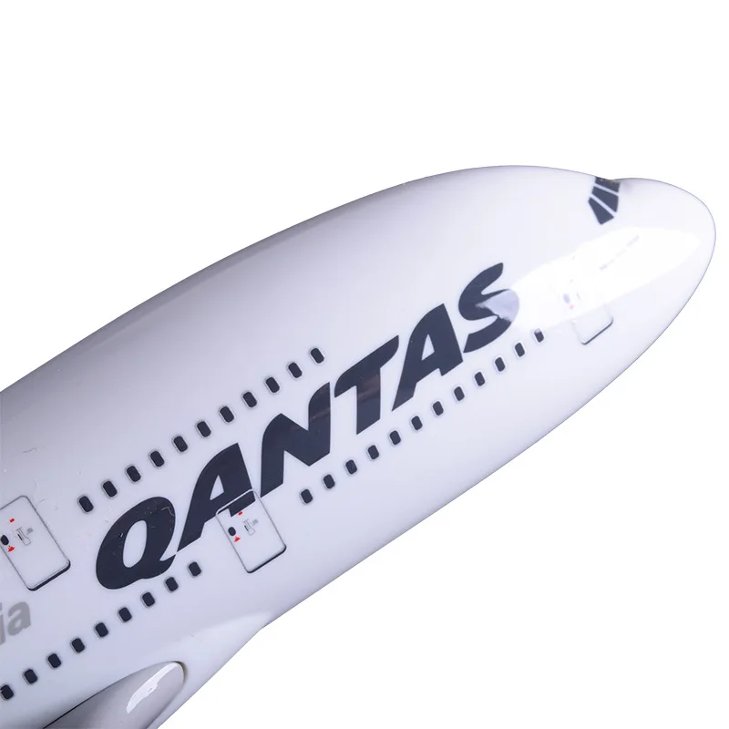 Модель самолета A380 45 см авиакомпании Австралии модель из смолы Qantas Air аэробуса