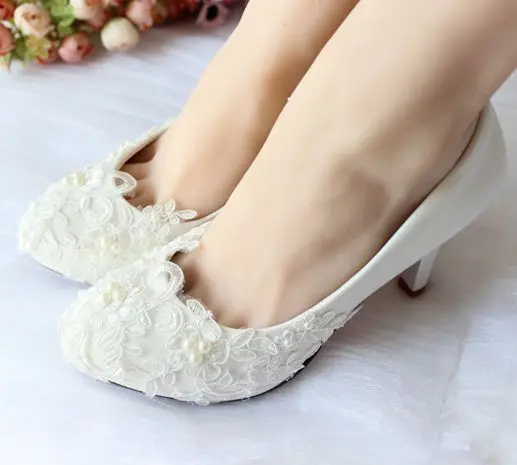 ivory and pearl wedding shoes