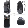 Mochila plegable impermeable de poliéster para viajes al aire libre, de 35L, para acampar, senderismo, senderismo ► Foto 3/6