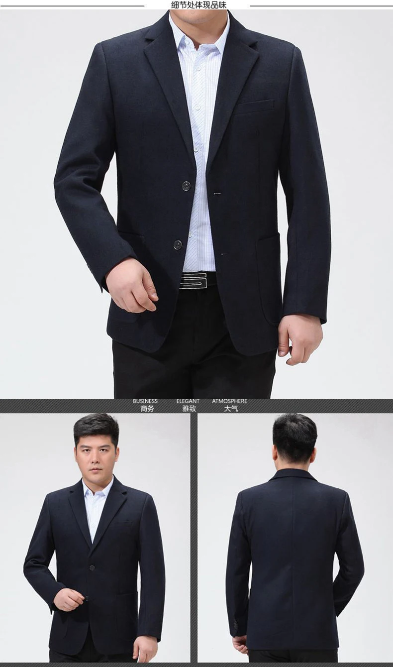 WAEOLSA Mens Blazers Plain Color Suit Coat Slim Fit Outfits Red Gray Camel Blazer Hombre Tailored Suit Jacket For Man Costume 2019 (11)