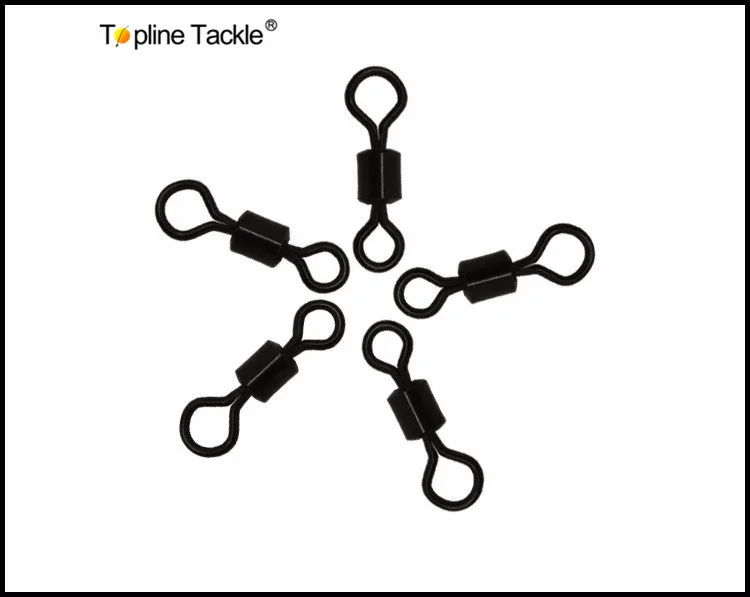200 PCS/4# Ult Power Stainless Steel Big Eye Hook Swivel for Carp Connector Lock Saltwater Lures Fishing accessories | Спорт и