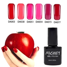 MICHEY Gelpolish Easy Soak Off Long lasting Gel LED UV Lamp Polish Nail Art Semi Permanent Nail Polish Base Coat Top Coat Gel