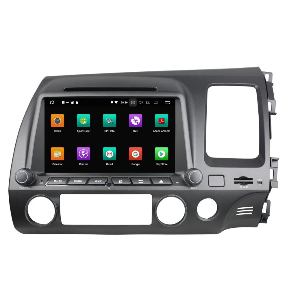 Top 2 din 8" Android 8.0 Car Stereo DVD Radio GPS Multimedia for Honda Civic 2006-2011 Right 4GB RAM Bluetooth WIFI USB Mirror-link 6 Top 2 din 8" Android 8.0 Car Stereo DVD Radio GPS Multimedia for Honda Civic 2006-2011 Right 4GB RAM Bluetooth WIFI USB Mirror-link 6