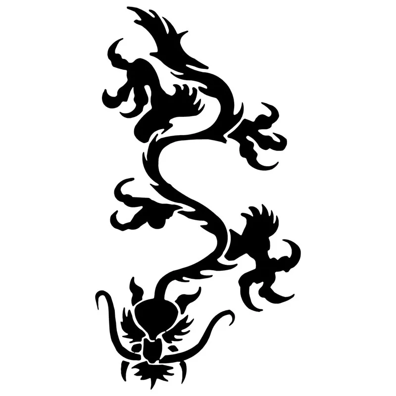 

9.6*17.8CM China Dragon Fun Car Stickers Reflective Vinyl Decal Car Motorcycle Accessories C2-0628