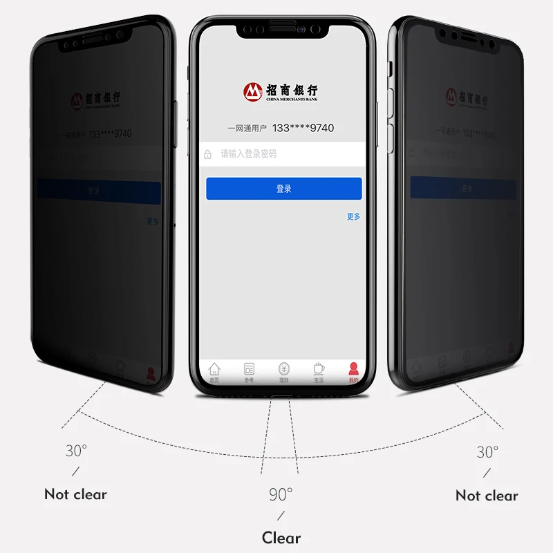 Для iPhone X стекло Benks KR + Pro конфиденциальности Анти шпион 3D полное покрытие из