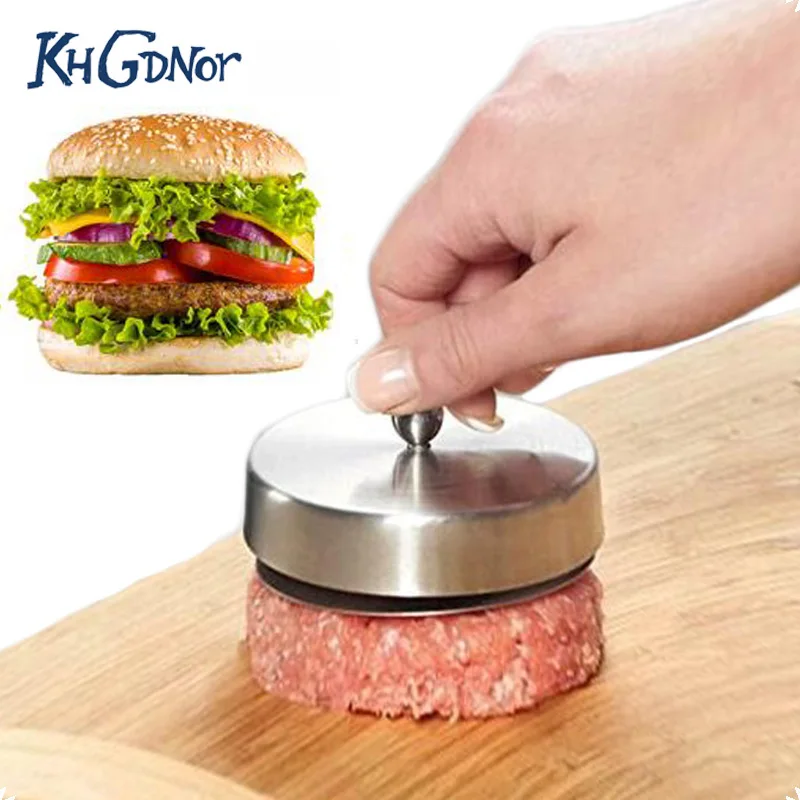 Buy Kitchen New Stainless Steel Hamburger Maker Meat Patties Mold Sandwich