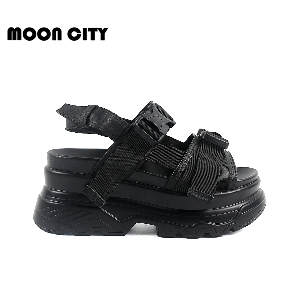 Women Sandals 2019 New Fashion Summer Platform Shoes Woman Summer Height Increasing Off White Beach Sandals for Ladies sandalias