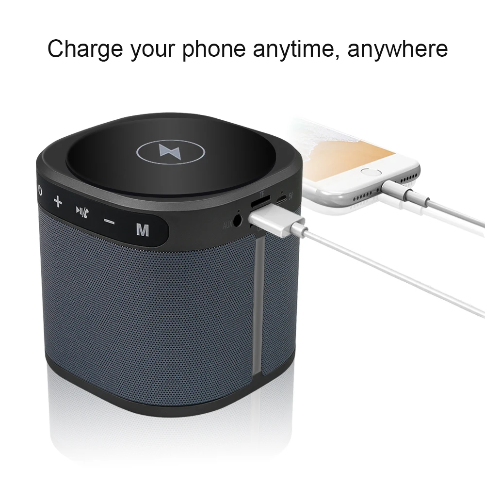 KEBIDU Мини Bluetooth колонка Портативная Музыкальные динамики с функцией