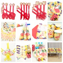 Hawaiian Luau Party Tableware Kits Paper Cups Plate Staw Flamingo Banner Birthday Party Decoration Kids Flamingo Party Supplies Hawaiian Luau Party Tableware Kits Paper Cups Plate Staw Flamingo Banner Birthday Party Decoration Kids Flamingo Party Supplies