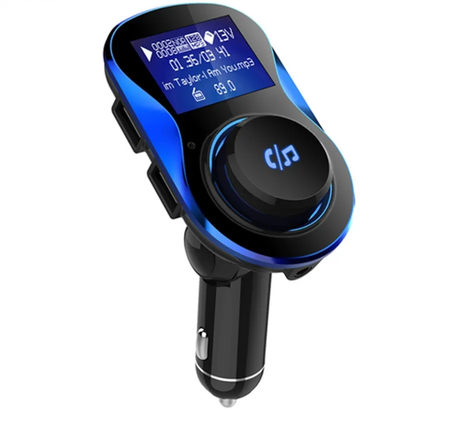 

New Bluetooth 5V 3.1A Dual USB Car Charger MP3 Music Player FM Transmitters For iPhone and Android Phones
