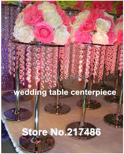 Crystal flower vase centerpiece for wedding events&High quality crystal cup centerpieces