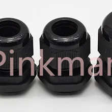 20 штук метрики Системы черный M25 нейлон Кабельные вводы