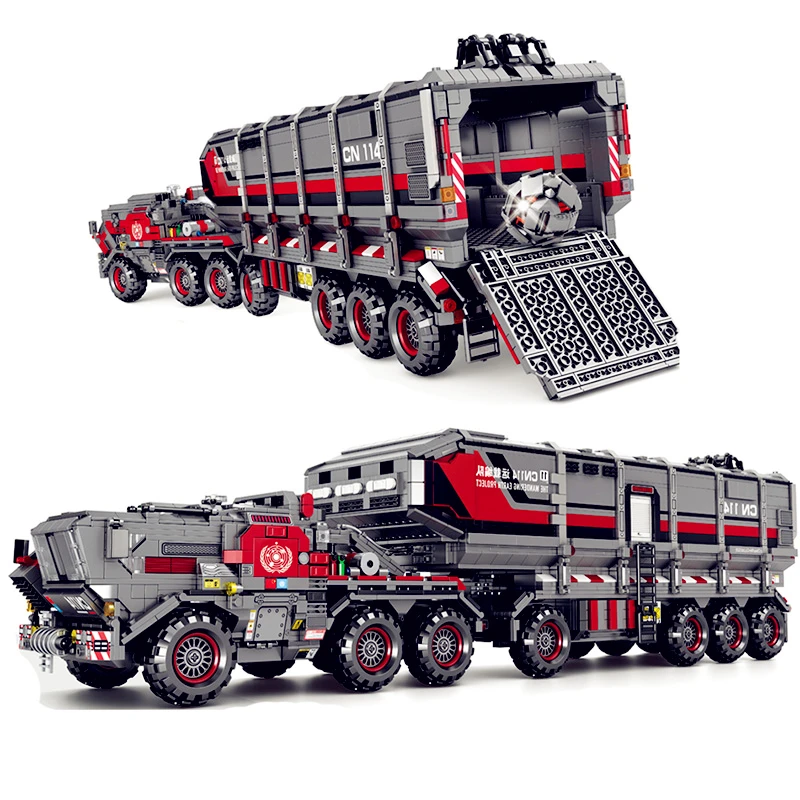 

Wandering Earth Series The Cargo Truck-Transport Truck Set Compatible With Legoingly Building Blocks Bricks Toys For Children