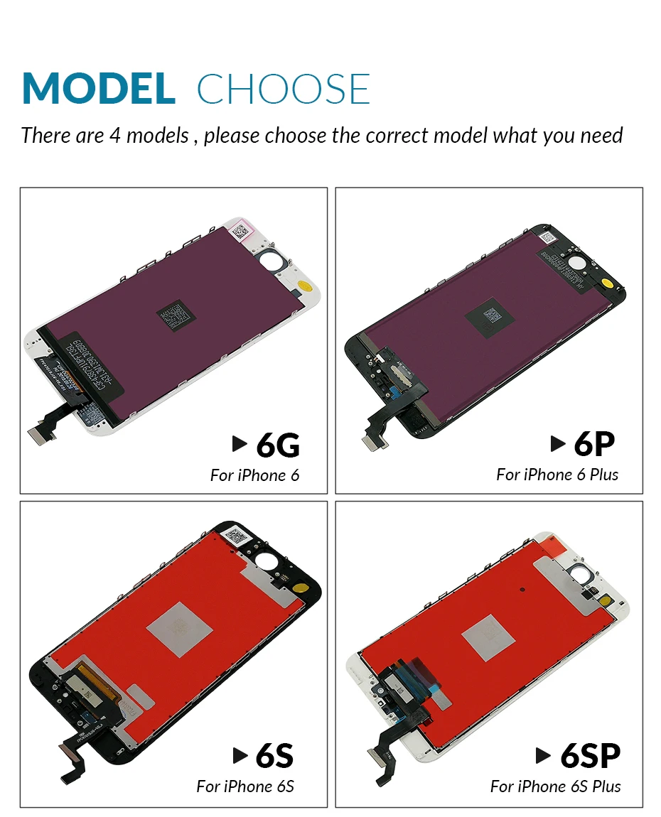 AAA 4," 5,5" ЖК-экран для iPhone 6 6 S Plus сменный сенсорный ЖК-экран для iPhone 5S 6 S 6 S 6Plus lcd Pantalla