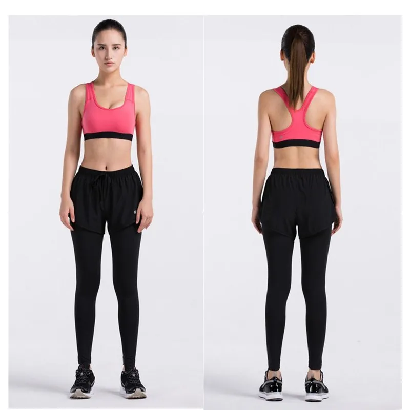 Ropa De La Aptitud Para Las Mujeres Falso De Dos Piezas De Los