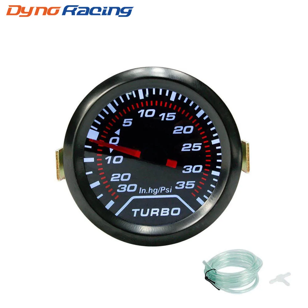 2 &quot52 мм Turbo Boost Gauge PSI дым циферблат белый свет Интерьер Dash датчик автомобиль метр