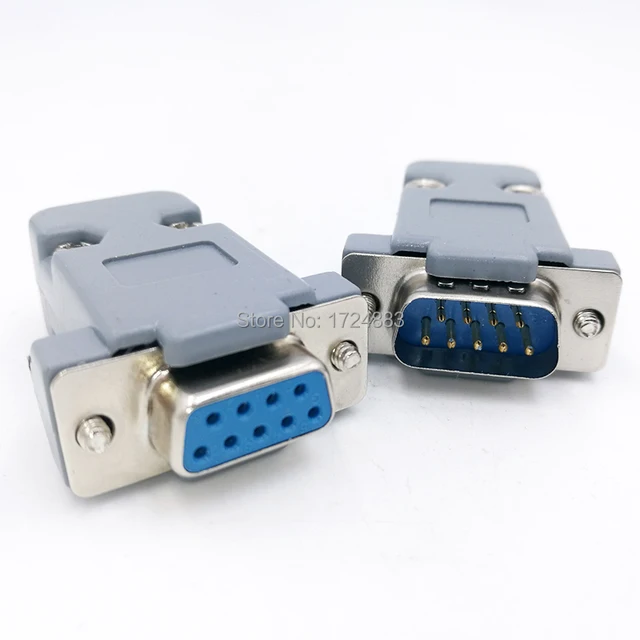 DB9 serial adapter connector Plug D type RS232 COM 9 pin hole port socket female&Male Screw