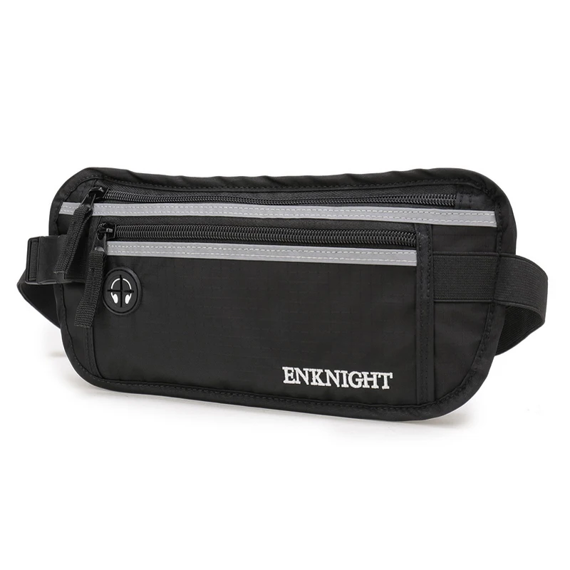 

ENKNIGHT Big RFID Money Belt for Travel Waist Pack Fanny Card Anti-theft Pack