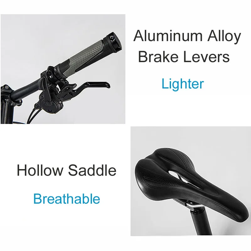 Discount TDJDC D20, 20" 3 Gear No-Chain Folding Road Bike, Sport Bicycle, Shaft Drive Bike, Light Weight Aluminum Alloy Frame 4