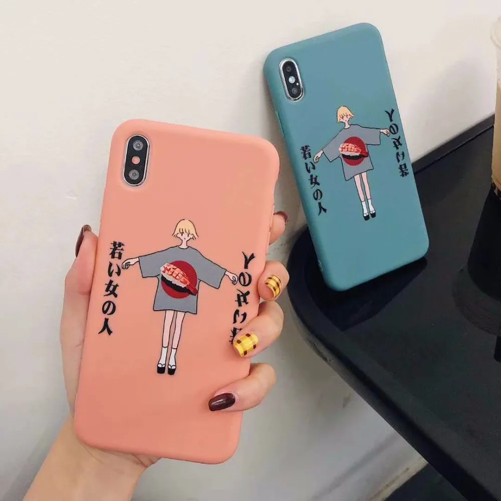 

phone case for Coque huawei P30 pro 30 20 20pro soft tpu silicone slim candy Japanese style girl cover for huawei mate20 20pro