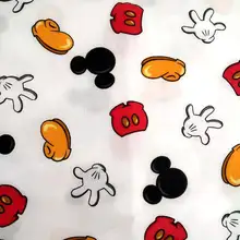 50*110 см Микки хлопок ткань для шитья diy лоскутное родитель-ребенок одежда детская одежда, ручная работа