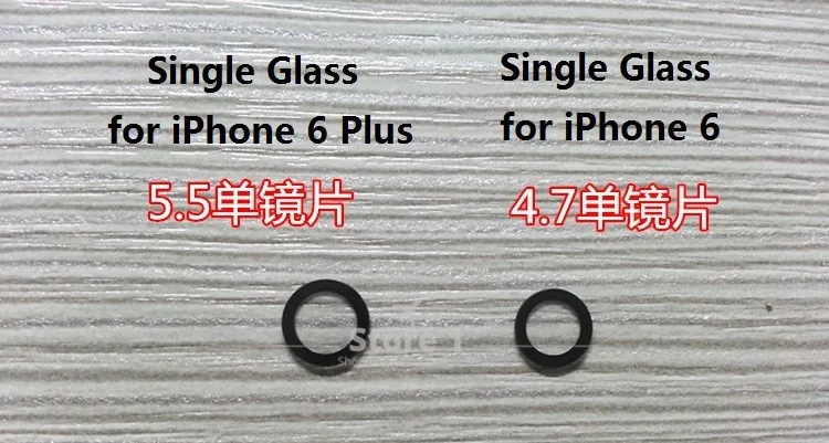 2 шт. для iPhone 6/iPhone 6 Plus Камера объектив; сапфировое стекло один Стекло без рамки+ 3 М Стикеры