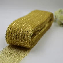 2," 7 см металлик с конским волосом, Крин косы с Silver Fox меховой одежды кринолин свадебные сетчатая ткань 100 ярдов/лот