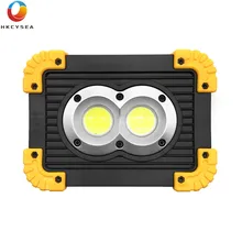 CARMOUR 20 Вт COB Светодиодный фонарь для кемпинга, перезаряжаемый рабочий светильник 750 люмен, портативный прожектор, светильник для походов, палаток