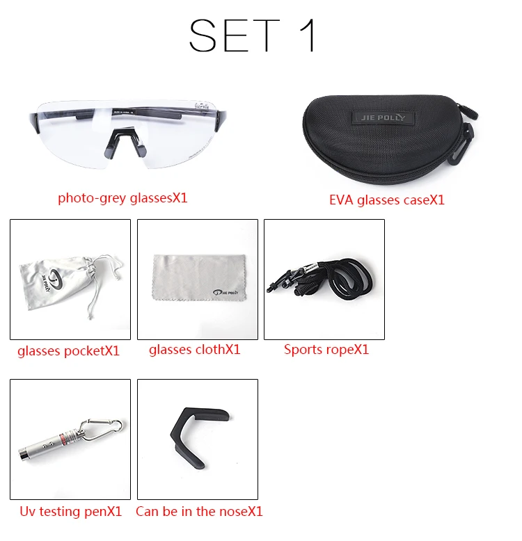 Photochromic polarizado ciclismo eyewear lentes ciclismo mtb