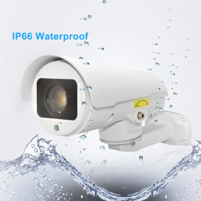 IP PTZ цилиндрическая камера 1080P Full HD Pan 160 градусов 10X оптический зум IP66