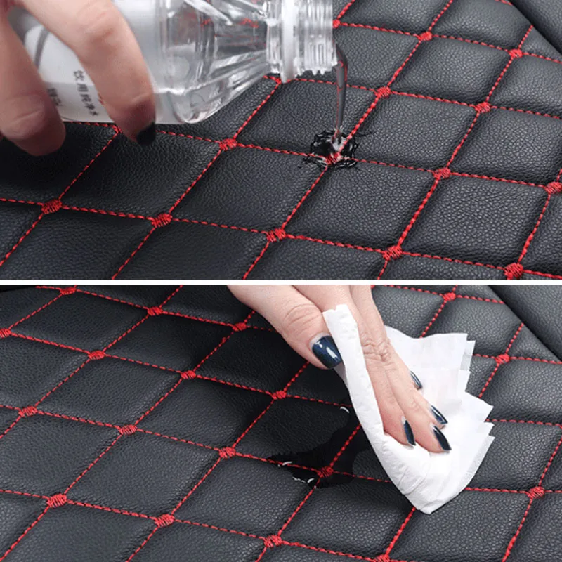 Waterproof Car Seat Covers Universal PU Leather Auto Front Seat Cushion Protector Pad Mat Fit Most Car Accessories Interior