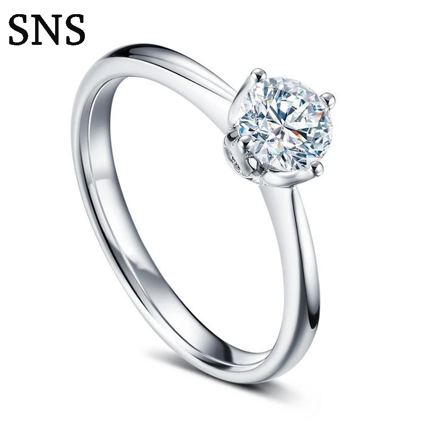 Luxury Natural Diamond 14K 585 White Gold Wedding Ring For Women Real Diamond Rings Jewelry Elegant Gift Halo Style цена Luxury Natural Diamond 14K 585 White Gold Wedding Ring For Women Real Diamond Rings Jewelry Elegant Gift Halo Style цены онлайн