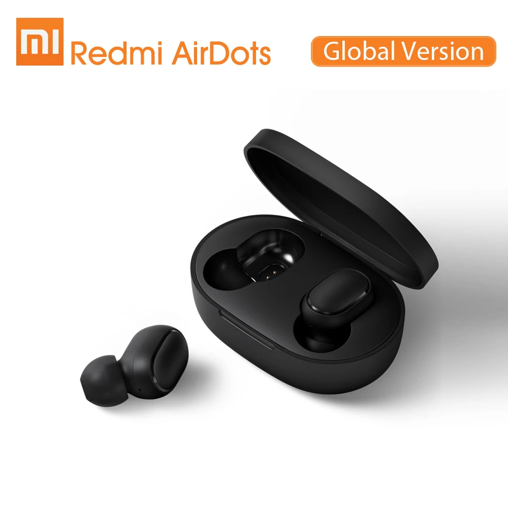 Xiaomi Redmi AirDots Беспроводной наушники Bluetooth 5,0 наушники 3D стерео звук Bluetooth гарнитуры двойной Mic голосового помощника Google