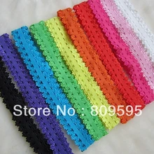 120 шт./партия, модная головная повязка, эластичная кружевная Мягкая повязка для волос