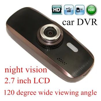 

H200 120 degree wide viewing angle car DVR 1080P G-sensor camera recorder video dashboard camera digital camcorder night vision