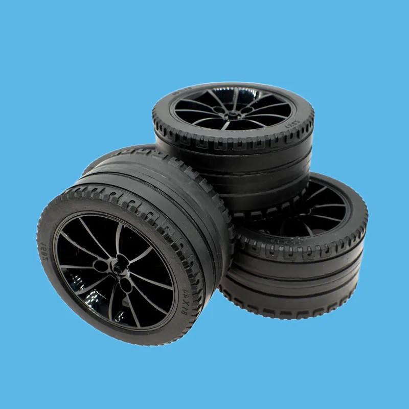 2 шт./лот Technic Wheel Decool 3368 20001 автомобильные шины 81,6*44 мм ZR 23799+ 23800 подходят для 42056 MOC кирпичные автомобильные блоки DIY игрушки