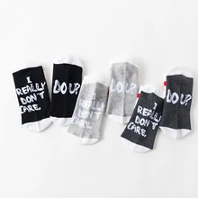 Женские носки винного цвета с буквенным принтом; милые носки Meia; сезон осень-весна; Новое поступление; Chaussette; Новинка; женские зимние носки;